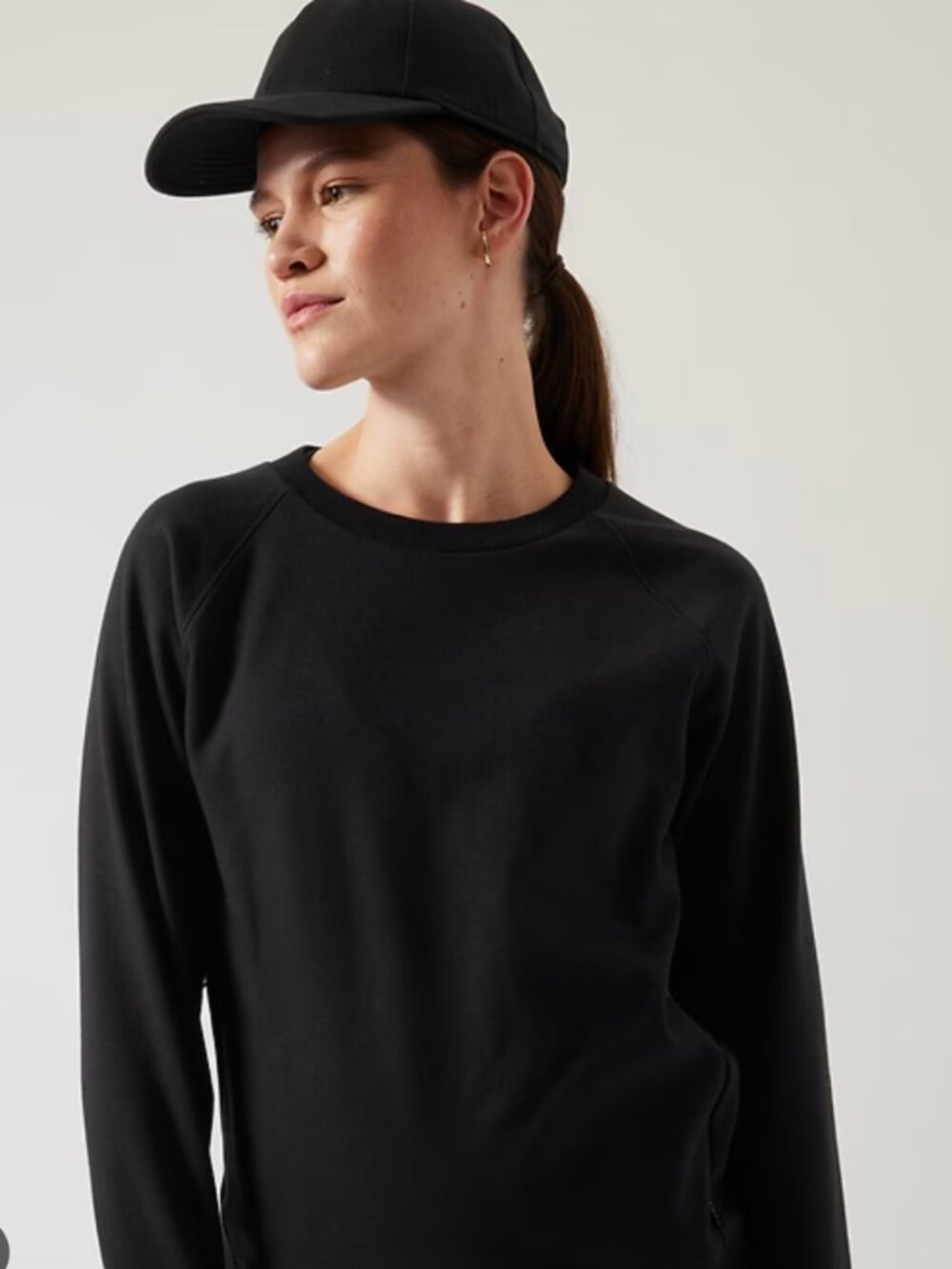 Athleta Triumph Kinetic Baseball Cap One Size Black Adjustable